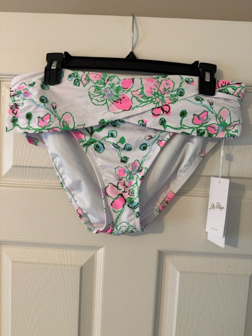 Lilly Pulitzer Multi Orchid print Lagoon Sarong Bikini Bottom